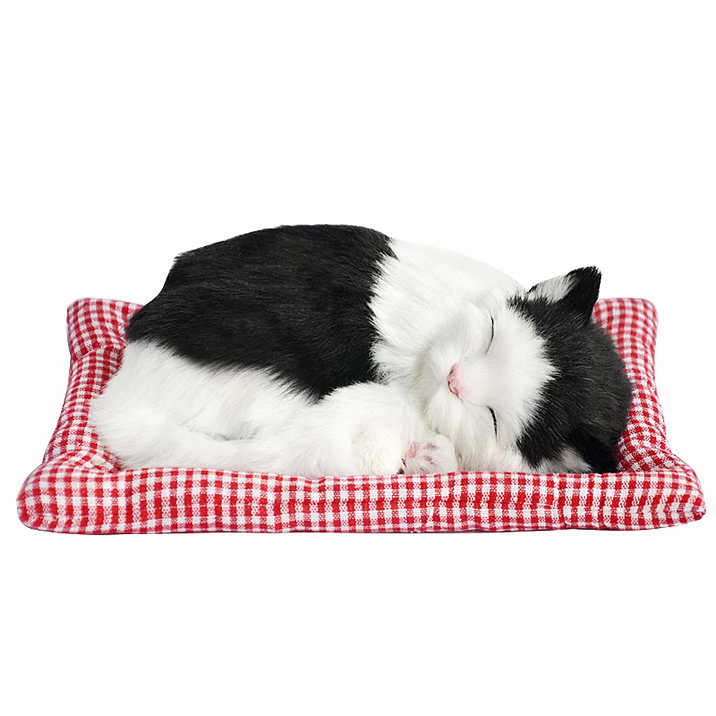 PATPAT Sleeping Cat Toy,Plush Dolls, Stuffed Toys Cute Simulation Doll Collection Bamboo Charcoal Stuffed Puppy Animals Toy with Mat(25*20cm) (Style 3) PATPAT Sleeping Cat Toy,Plush Dolls, Stuffed Toys Cute Simulation Doll Collection Bamboo Charcoal Stuffed Puppy Animals Toy with Mat(25*20cm) (Style 3)